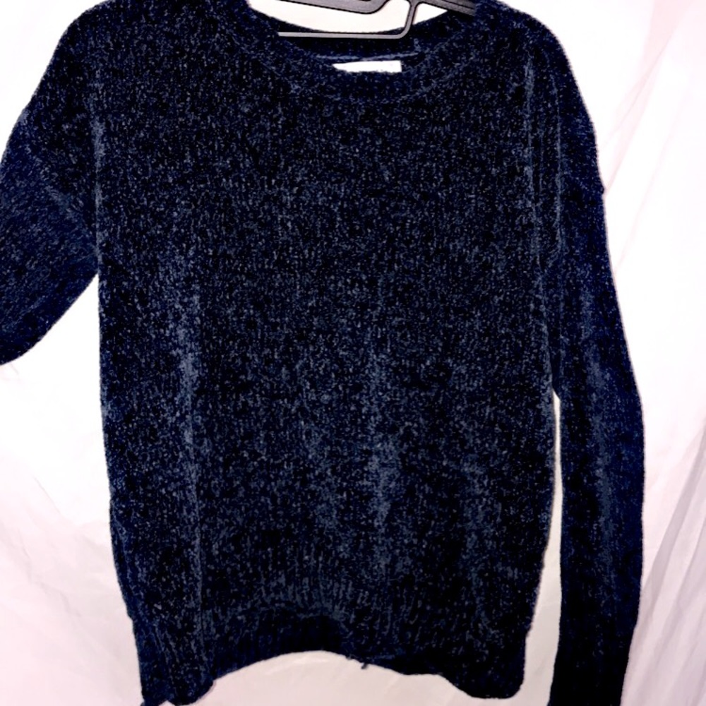 Medium Love More Dark Blue Sweater